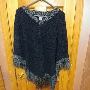 Blue Poncho